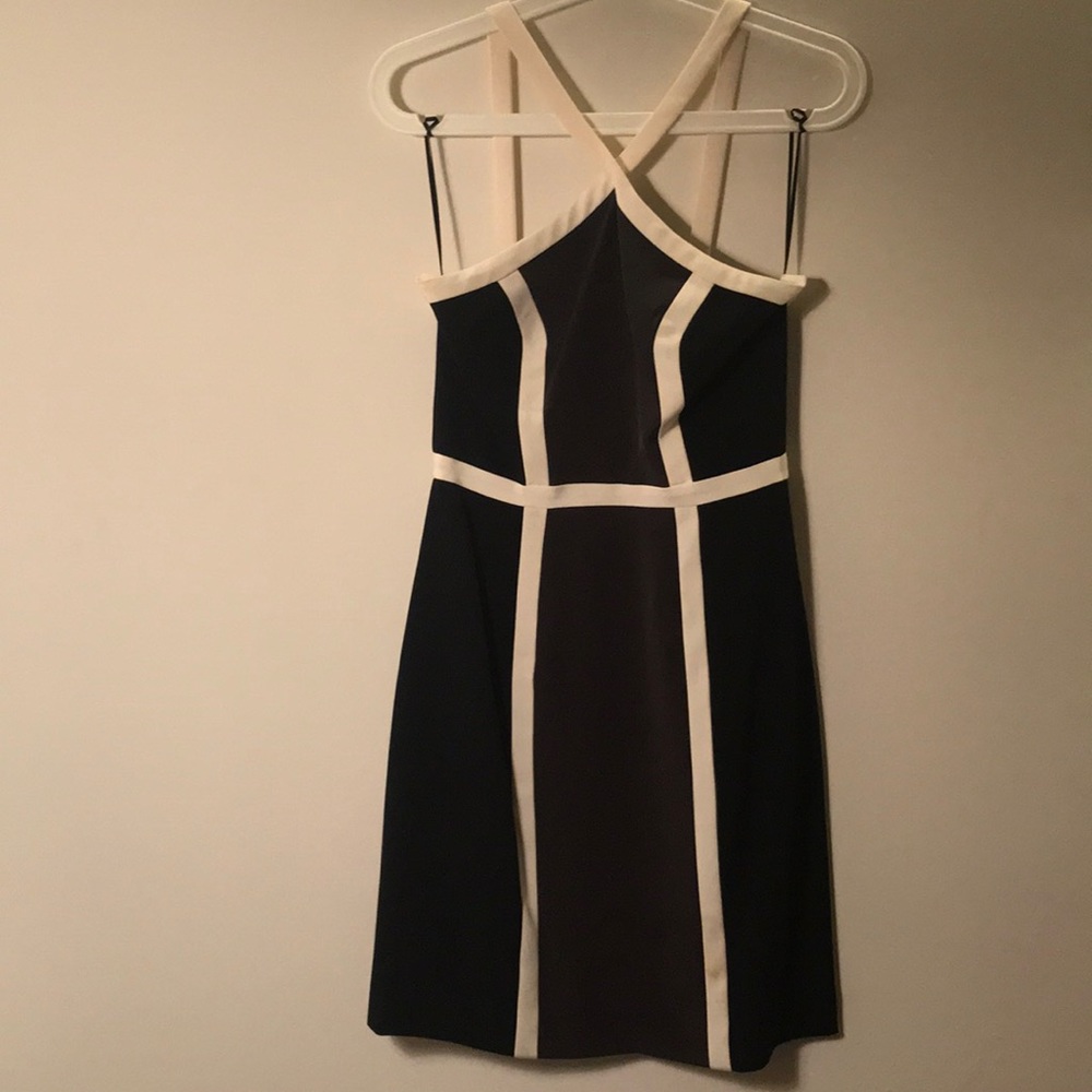 Jay Godfrey size 2 black, white & gray dress